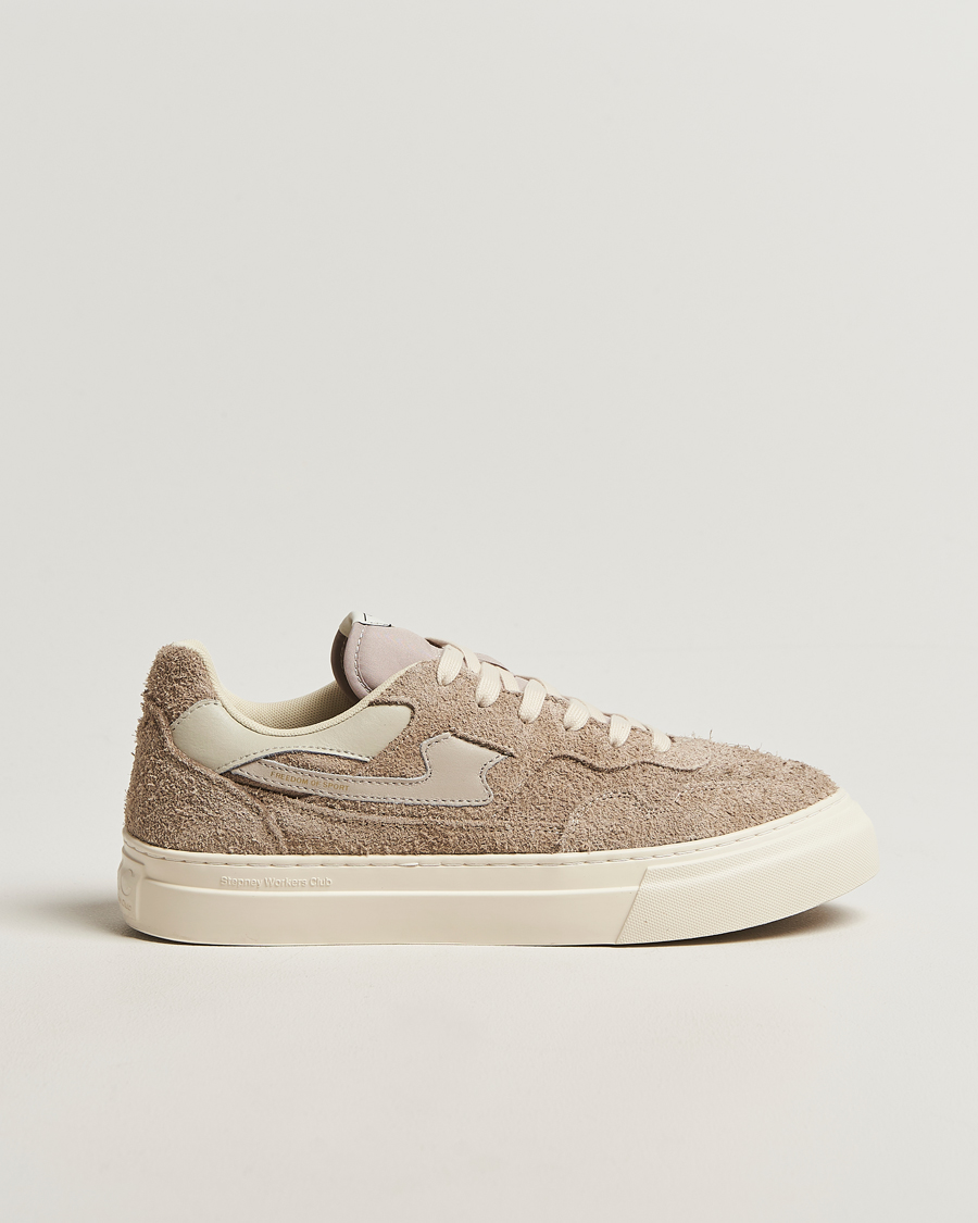 Men | Sneakers | Stepney Workers Club | Pearl S-Strike Suede Sneaker Raw Taupe
