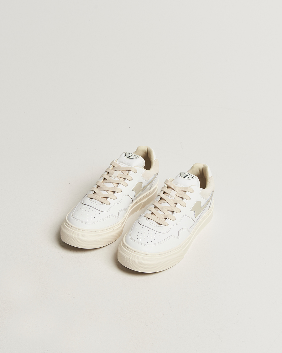 Men | Sneakers | Stepney Workers Club | Pearl S-Strike Leather Sneaker White Putty