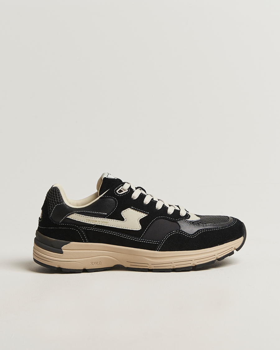 Men | Sneakers | Stepney Workers Club | Amiel S-Strike Suede Mix Sneaker Black II
