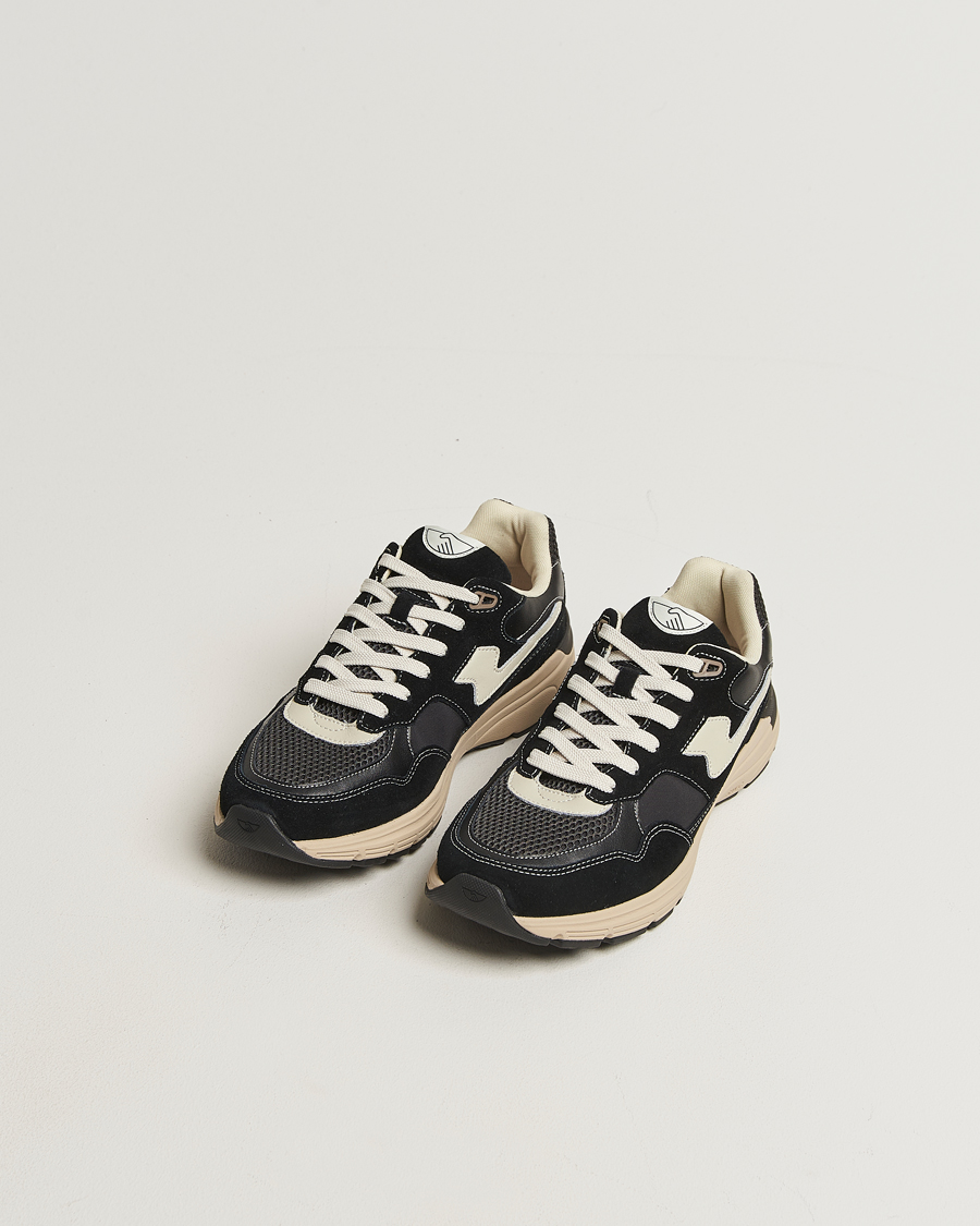 Men | Sneakers | Stepney Workers Club | Amiel S-Strike Suede Mix Sneaker Black II