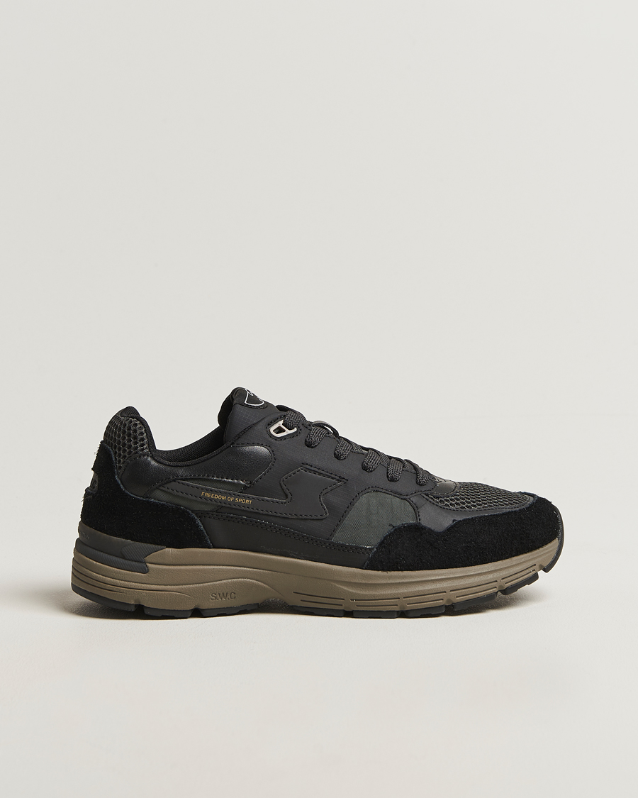 Men | Sneakers | Stepney Workers Club | Amiel S-Strike Suede Sneaker Black