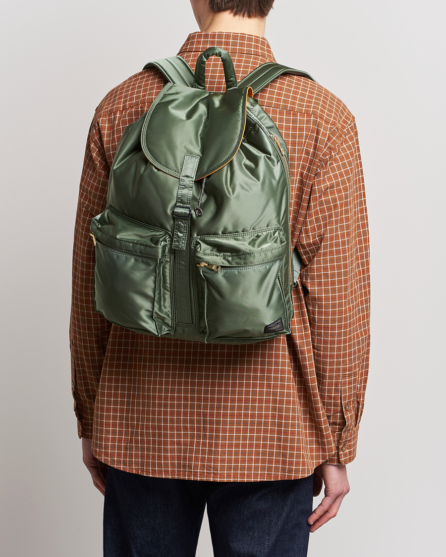 Men | Bags | Porter-Yoshida & Co. | Tanker Rucksack Sage Green