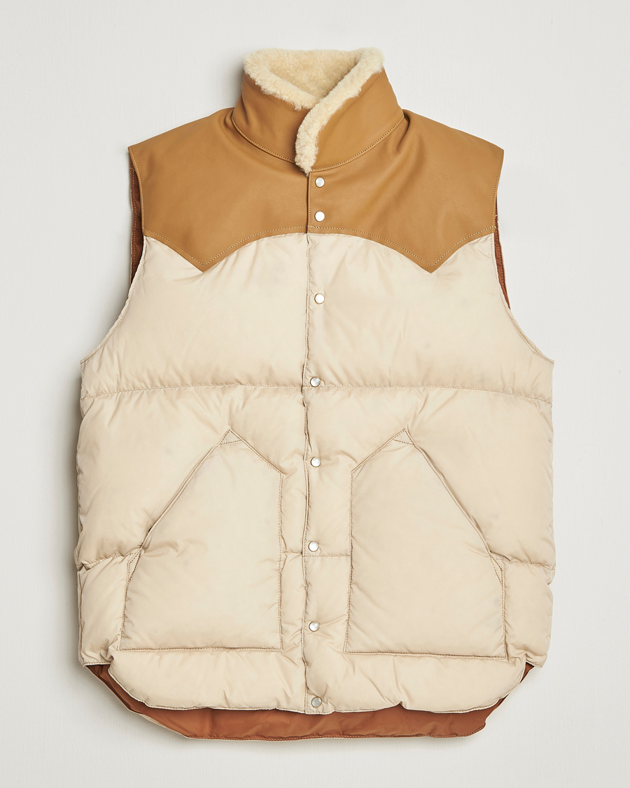 Men | Gilets | Rocky Mountain Featherbed | Christy Vest Light Beige