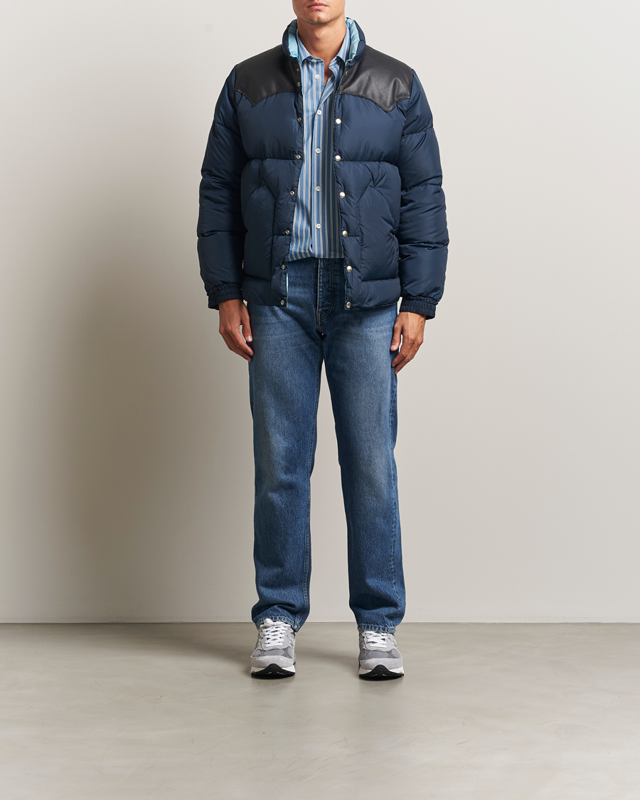 Men | Coats & Jackets | Rocky Mountain Featherbed | Down Jacket Dark Navy