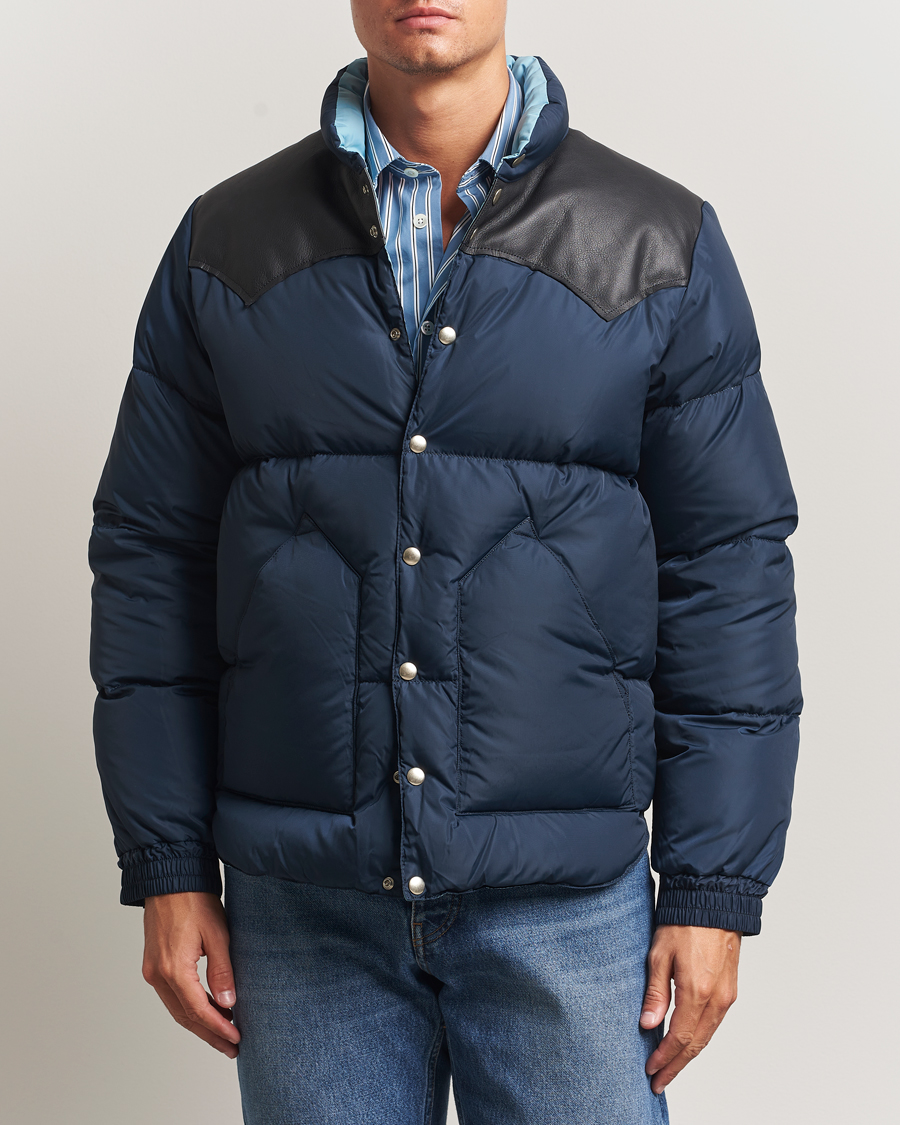 Men | Coats & Jackets | Rocky Mountain Featherbed | Down Jacket Dark Navy