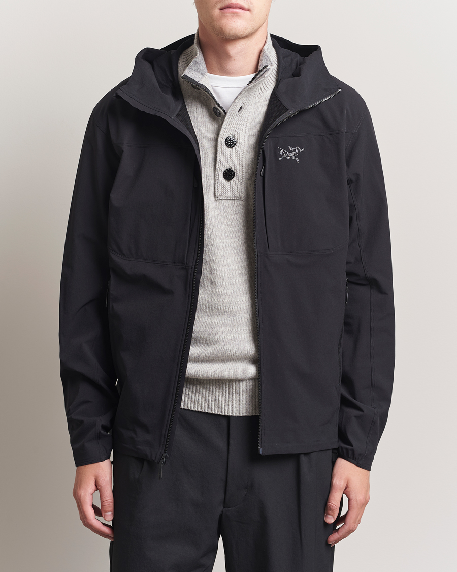 Men | Coats & Jackets | Arc'teryx | Gamma Lightweight Softshell Hooded Jacket Black