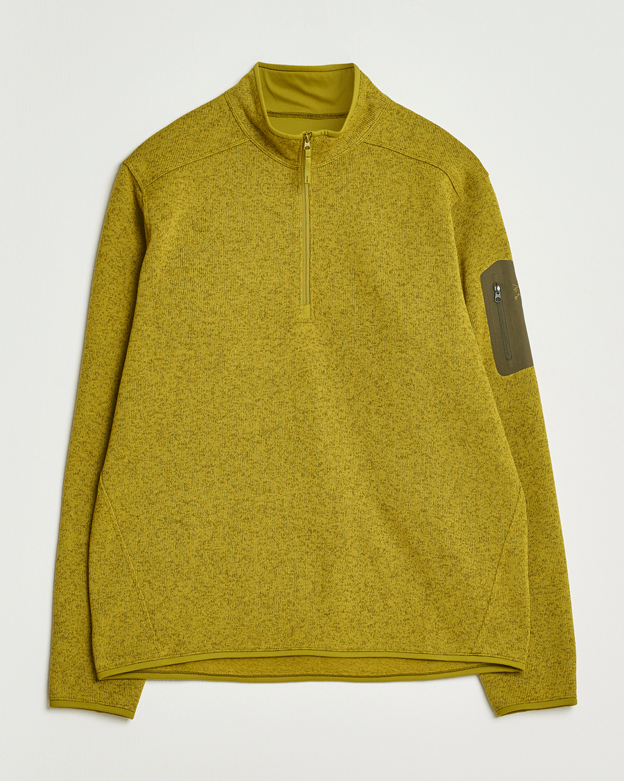 Men | Sweaters & Knitwear | Arc'teryx | Covert Half-Zip Olive Moss Heather