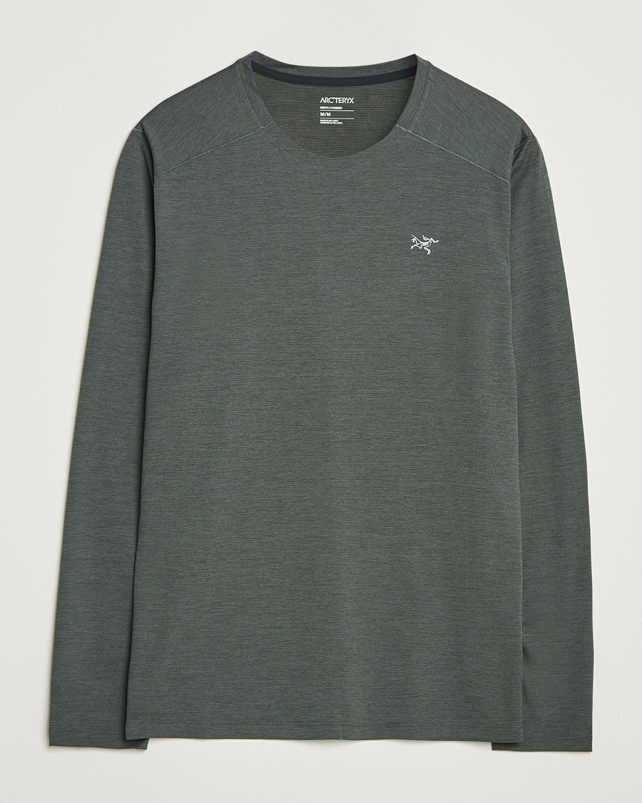 Men | T-Shirts | Arc'teryx | Cormac Long Sleeve T-Shirt Black Heather