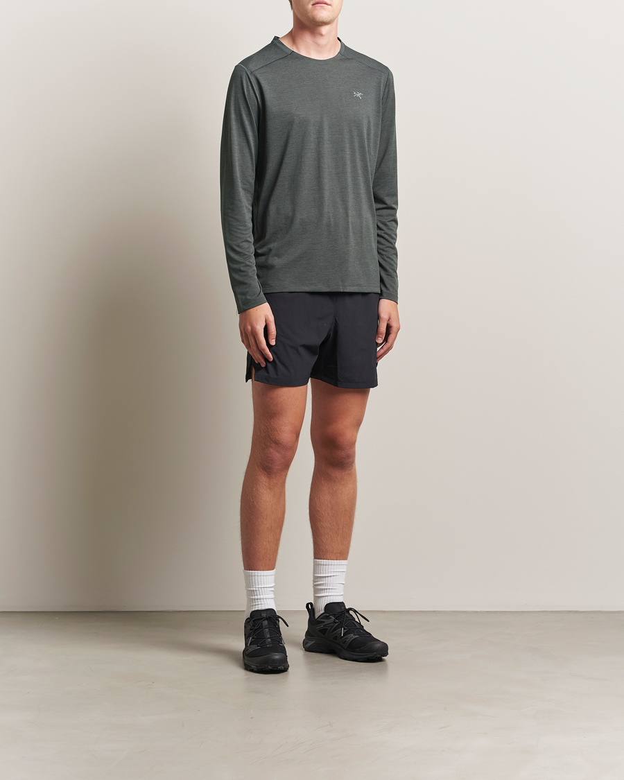 Men | T-Shirts | Arc'teryx | Cormac Long Sleeve T-Shirt Black Heather