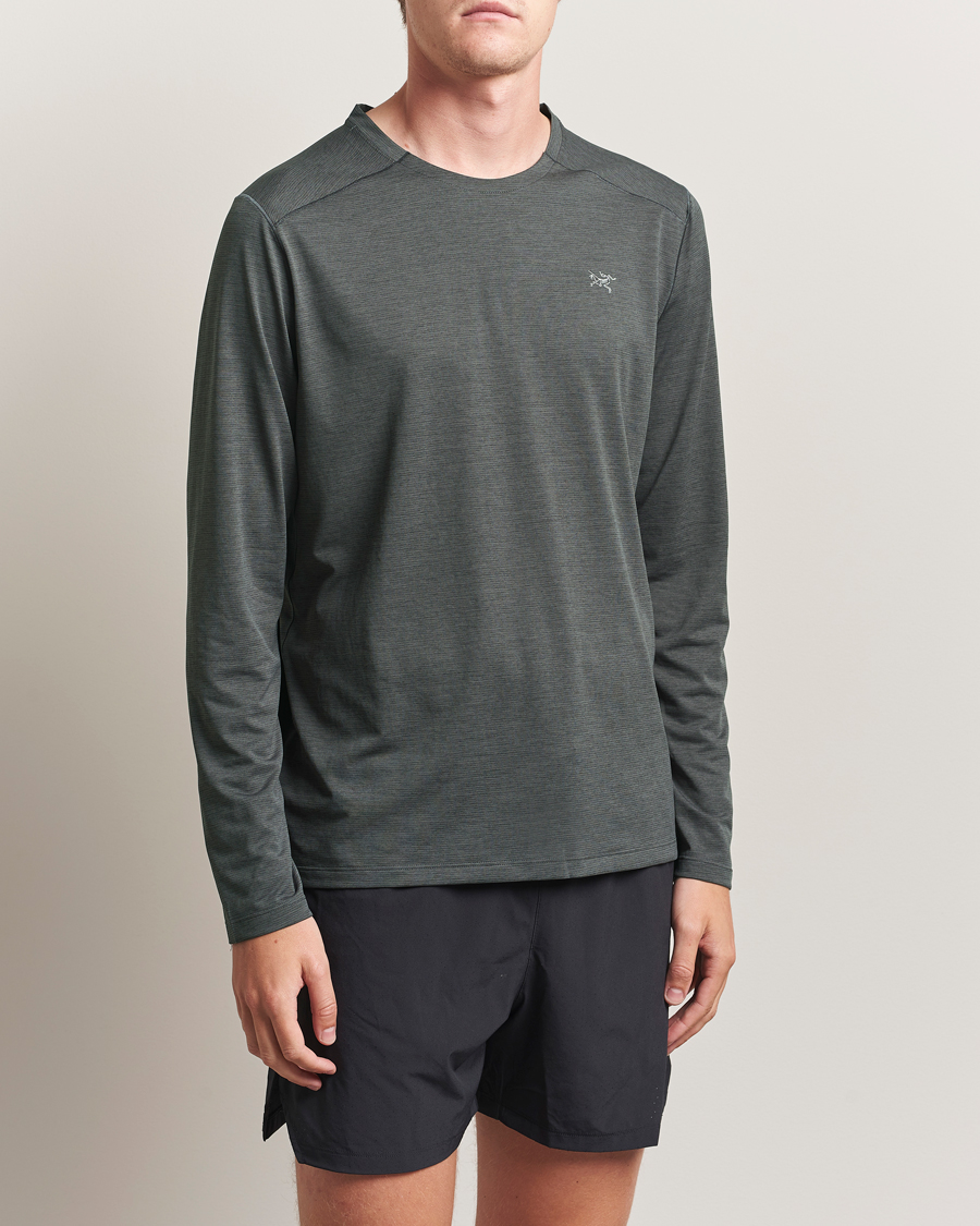 Men | T-Shirts | Arc'teryx | Cormac Long Sleeve T-Shirt Black Heather