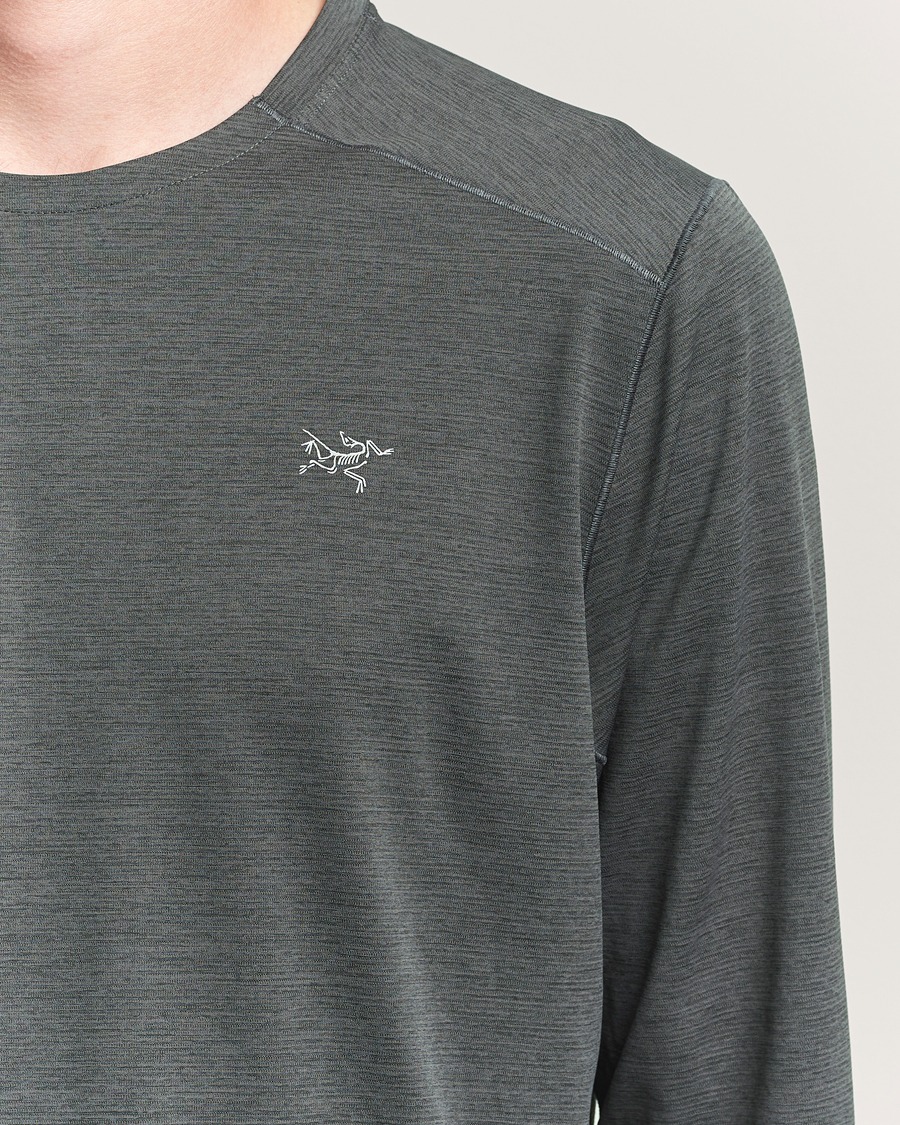 Men | T-Shirts | Arc'teryx | Cormac Long Sleeve T-Shirt Black Heather