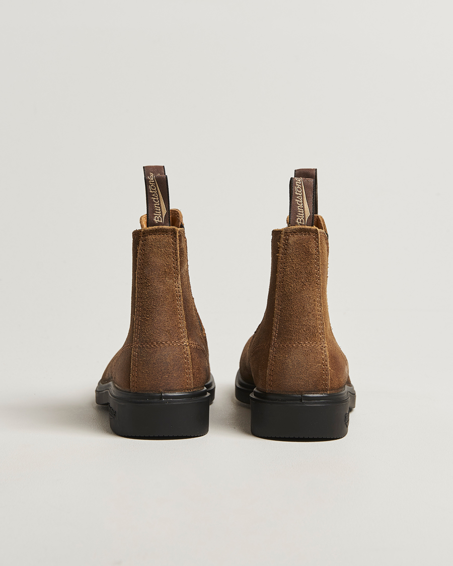 Men | Boots | Blundstone | 2581 Dress Waked Suede Chelsea Boot Tobacco