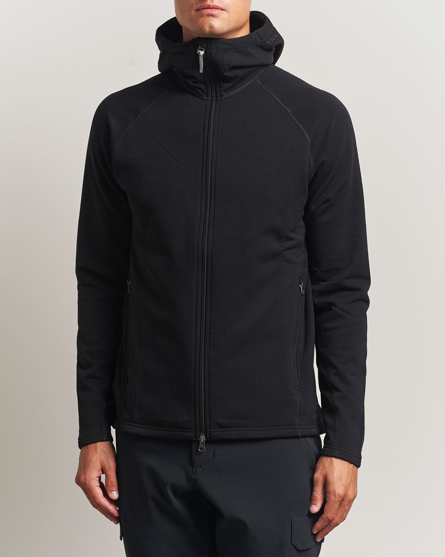 Men | Sweaters & Knitwear | Houdini | Power Up Houdi True Black