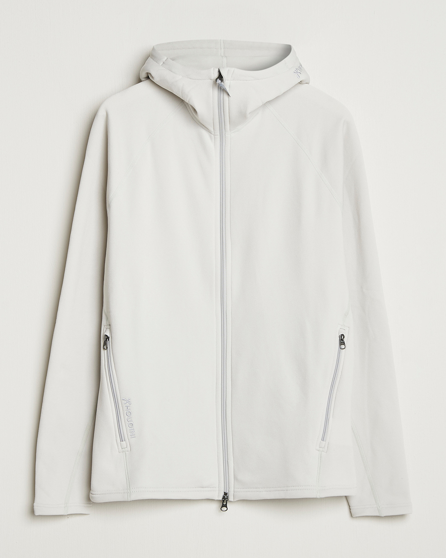 Men | Sweaters & Knitwear | Houdini | Power Up Houdi A Touch of Grey