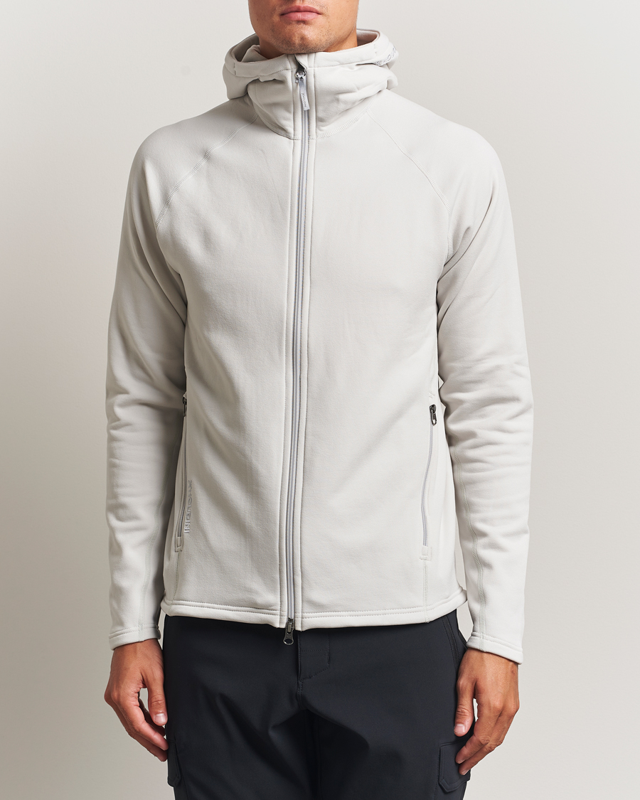 Men | Sweaters & Knitwear | Houdini | Power Up Houdi A Touch of Grey
