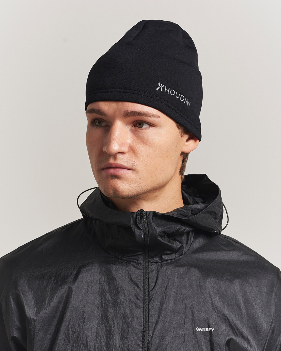 Men | Beanies | Houdini | Power Fleece Top Hat True Black