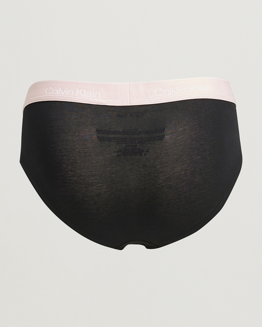 Men | Underwear & Socks | Calvin Klein | 3-Pack Icon Cotton Stretch Hip Brief Black