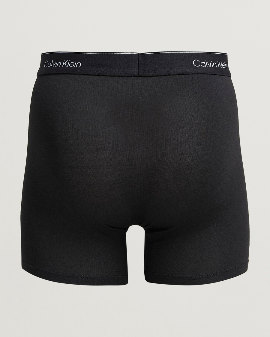 Men | Underwear & Socks | Calvin Klein | 3-Pack Icon Cotton Stretch Boxer Brief Black