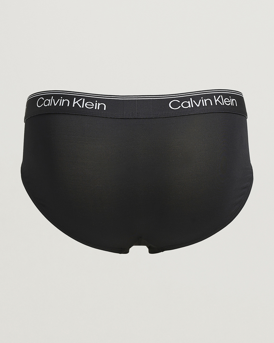 Men | Underwear & Socks | Calvin Klein | 3-Pack Micro Stretch Hip Brief Black