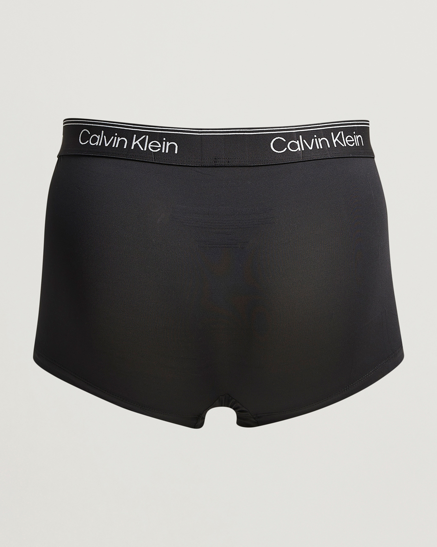 Men | Underwear & Socks | Calvin Klein | 3-Pack Micro Stretch Trunk Black