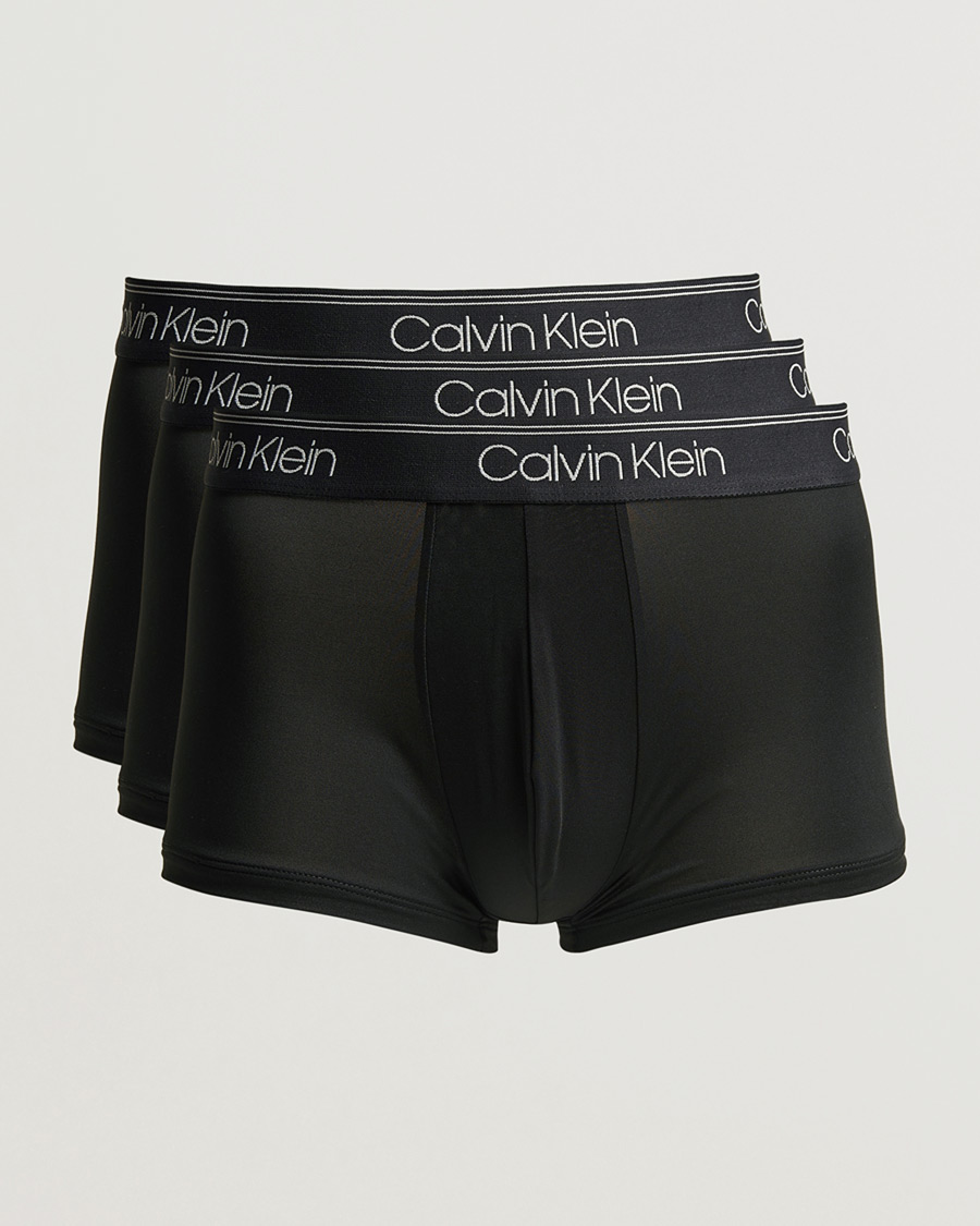 Men | Underwear & Socks | Calvin Klein | 3-Pack Micro Stretch Trunk Black