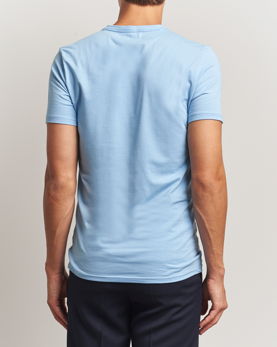 Men | T-Shirts | Calvin Klein | 3-Pack Cotton Stretch Crew Neck T-Shirt Black/Green/Blue