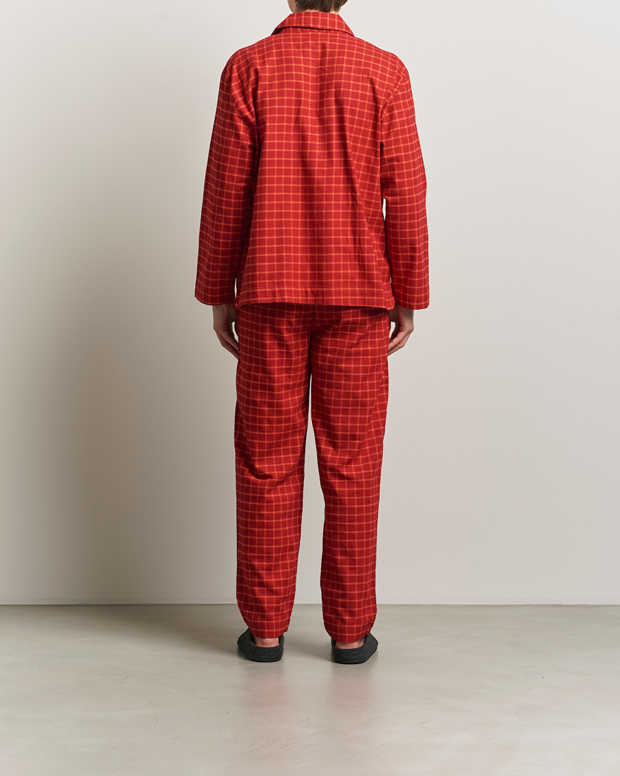 Men | Pyjamas & Robes | Calvin Klein | Flannel Pyjama Set Red