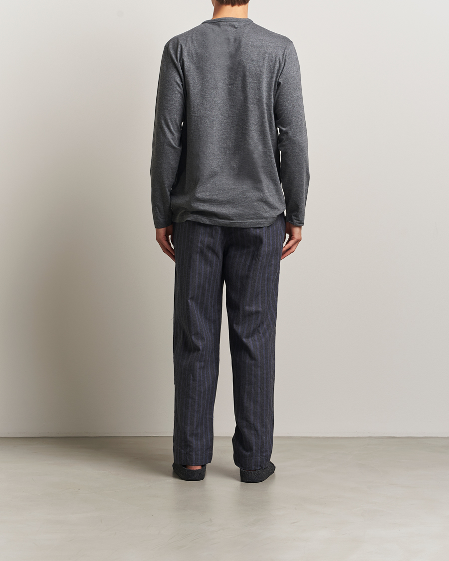 Men | Pyjamas & Robes | Calvin Klein | Flannel Pyjama Set Charcoal