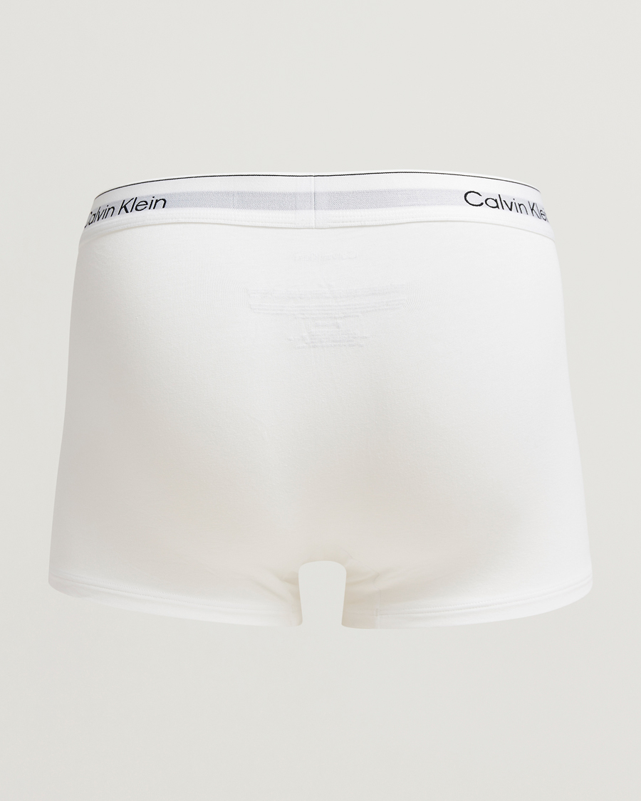 Men | Underwear & Socks | Calvin Klein | 3-Pack Icon Cotton Stretch Trunk White