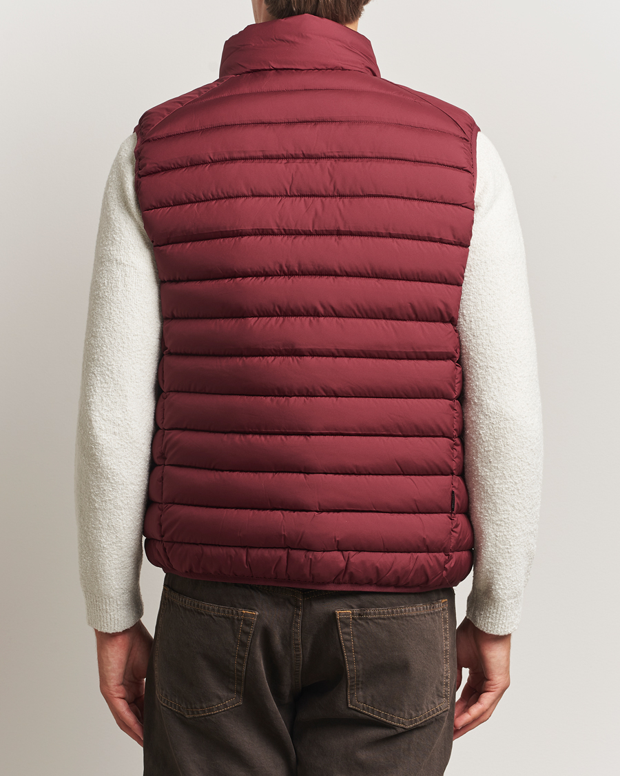 Men | Gilets | Save The Duck | Rhus Matt Lightweight Vest Wine Red
