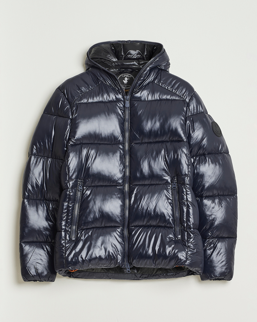 Men | Coats & Jackets | Save The Duck | Edgard Padded Puffer Blue Black