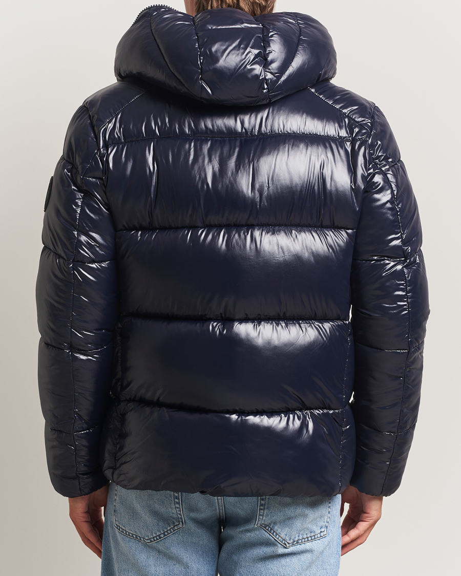 Men | Coats & Jackets | Save The Duck | Edgard Padded Puffer Blue Black