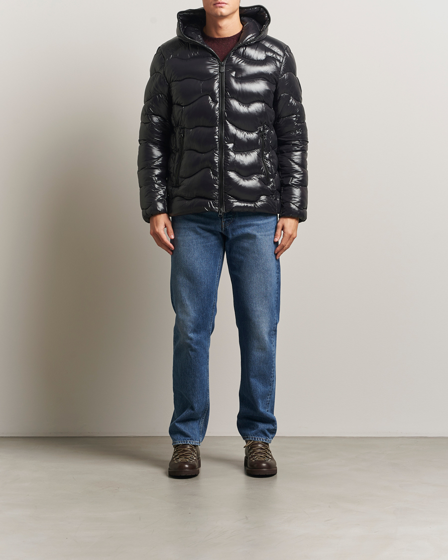 Men | Coats & Jackets | Save The Duck | Chet Padded Puffer Black