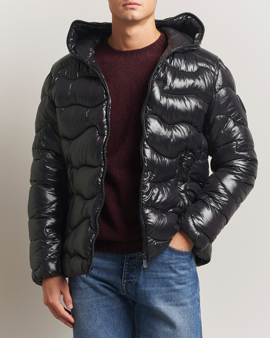 Men | Coats & Jackets | Save The Duck | Chet Padded Puffer Black