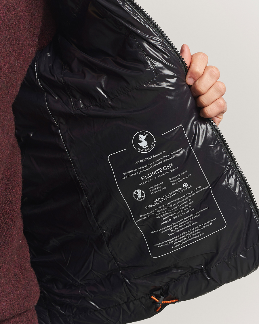 Men | Coats & Jackets | Save The Duck | Chet Padded Puffer Black