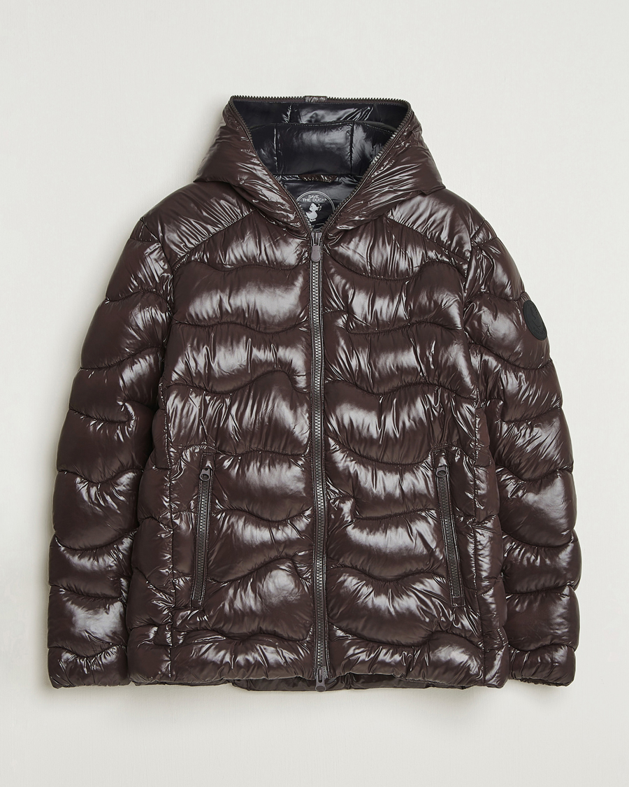Men | Coats & Jackets | Save The Duck | Chet Padded Puffer Brown Black