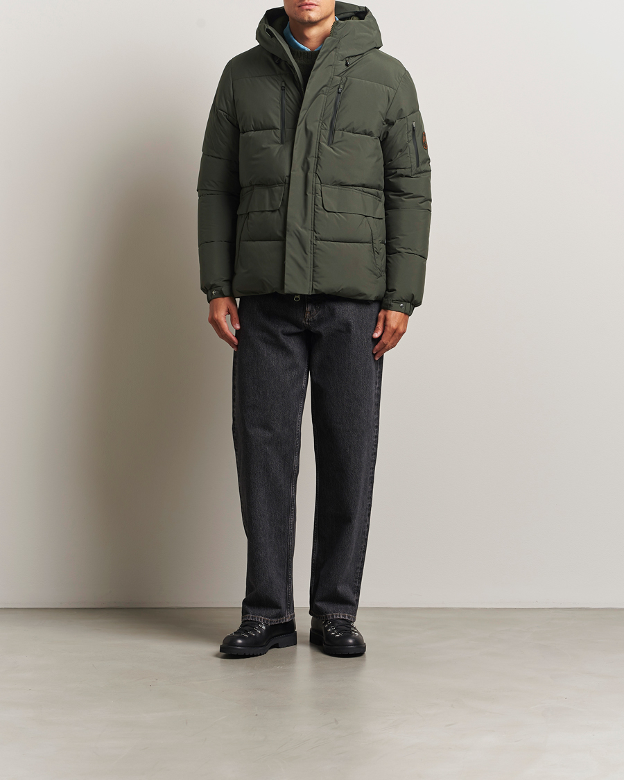Men | Coats & Jackets | Save The Duck | Alter Short Arctic Parka Land Green