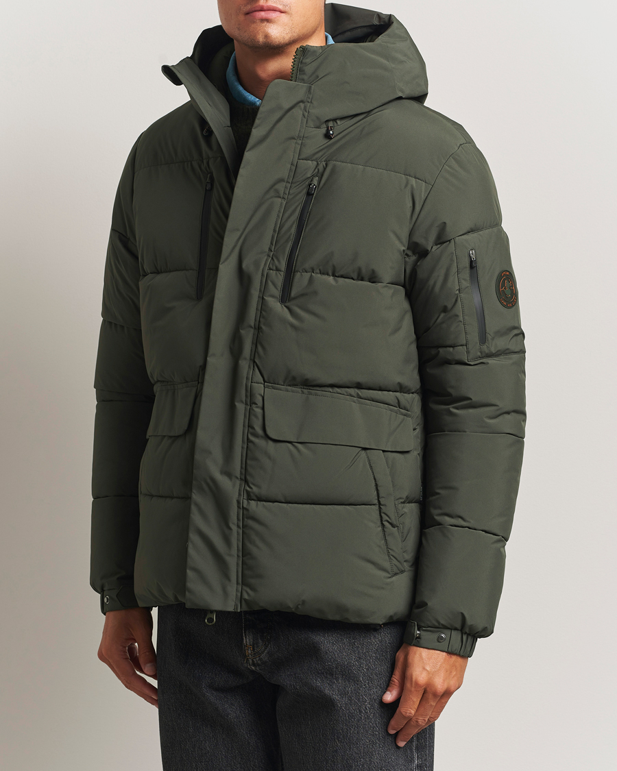 Men | Coats & Jackets | Save The Duck | Alter Short Arctic Parka Land Green
