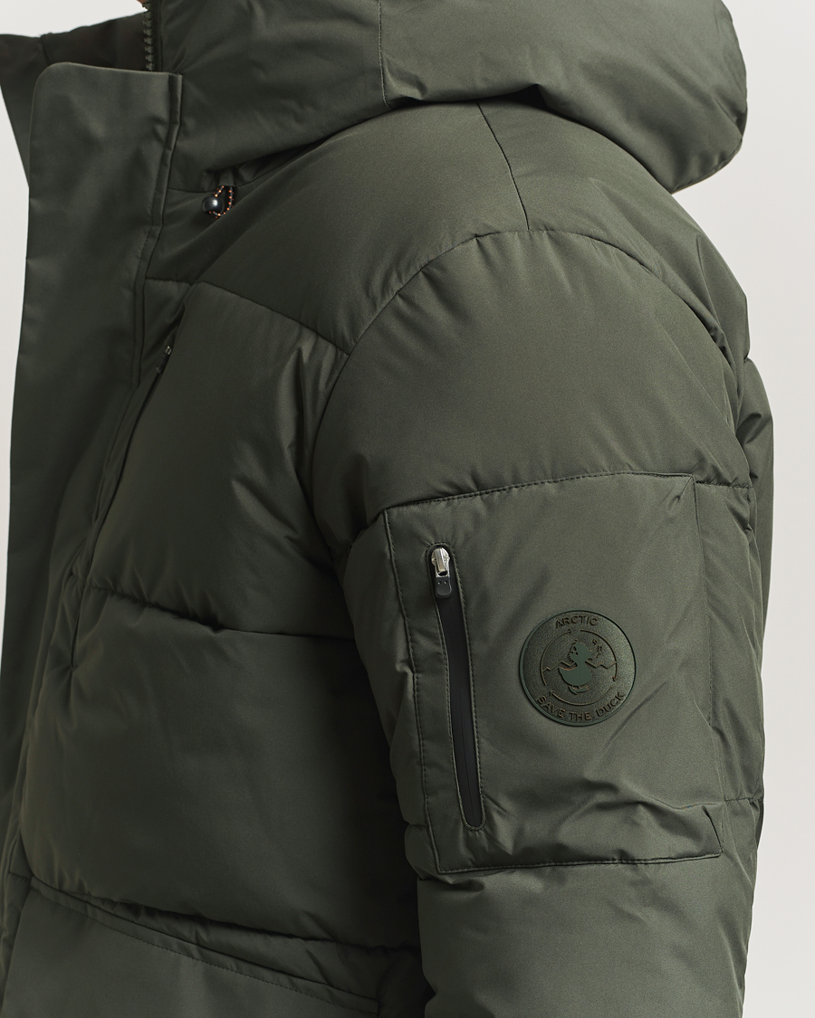 Men | Coats & Jackets | Save The Duck | Alter Short Arctic Parka Land Green