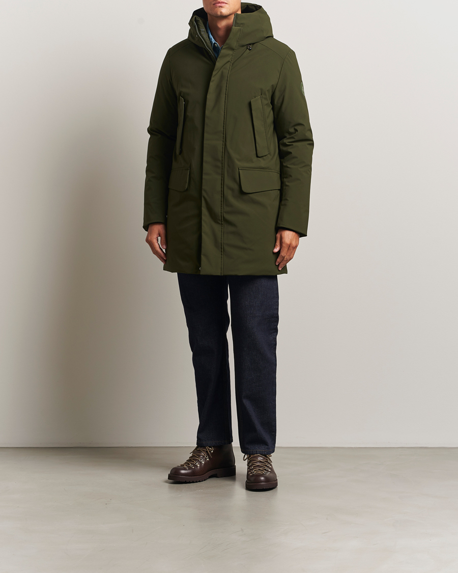 Men | Coats & Jackets | Save The Duck | Wilson Arctic Parka Green Black