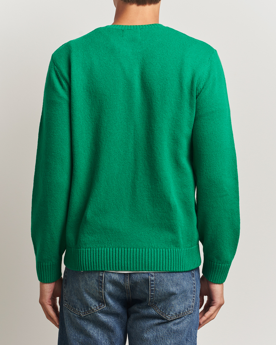 Men | Sweaters & Knitwear | Colorful Standard | Classic Merino Wool Crew Neck Kelly Green