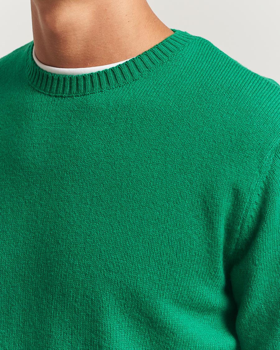 Men | Sweaters & Knitwear | Colorful Standard | Classic Merino Wool Crew Neck Kelly Green