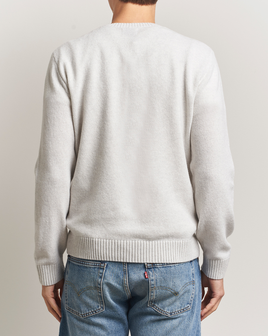 Men | Sweaters & Knitwear | Colorful Standard | Classic Merino Wool Crew Neck Snow Melange
