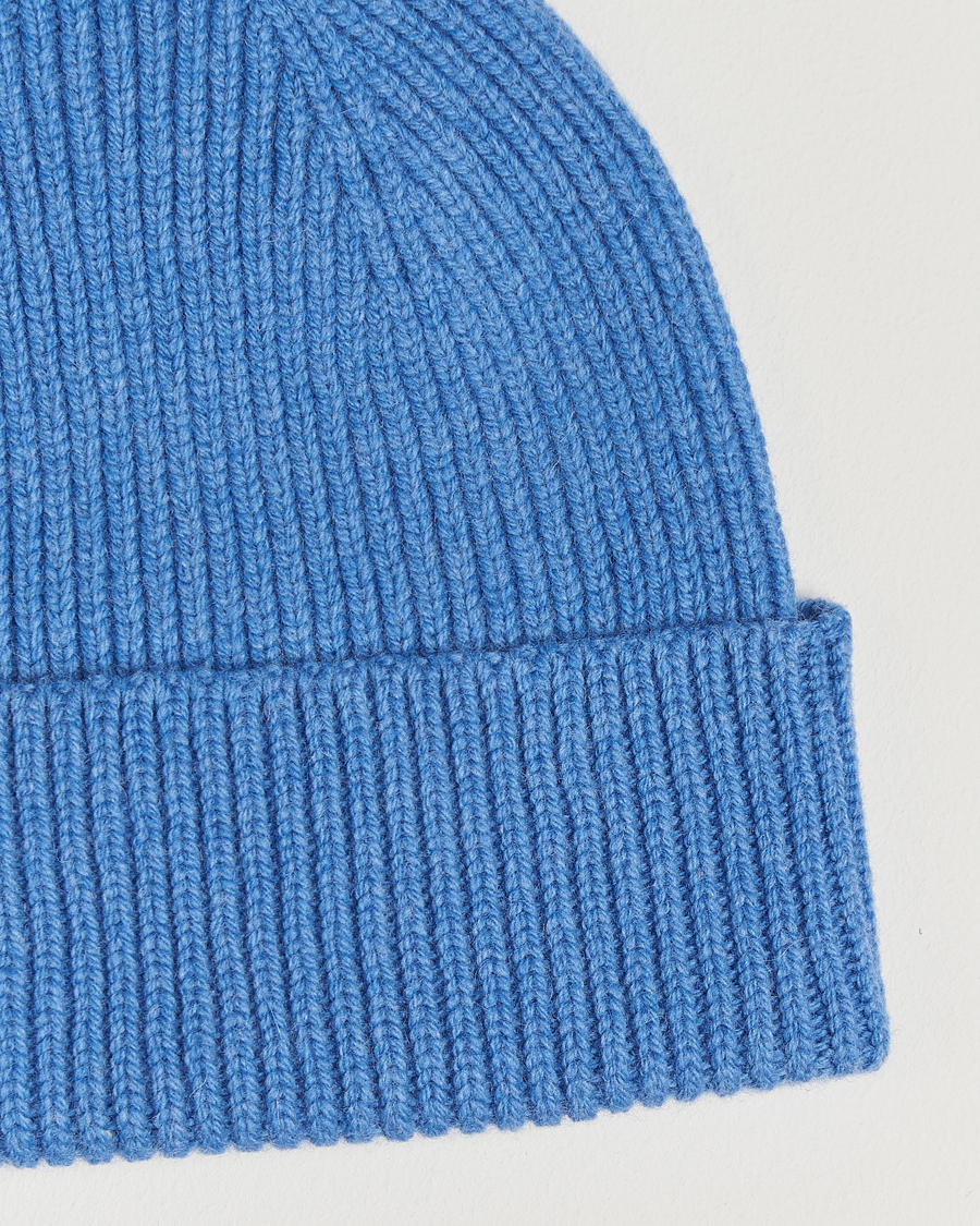 Men | Beanies | Colorful Standard | Merino Wool Beanie Pacific Blue