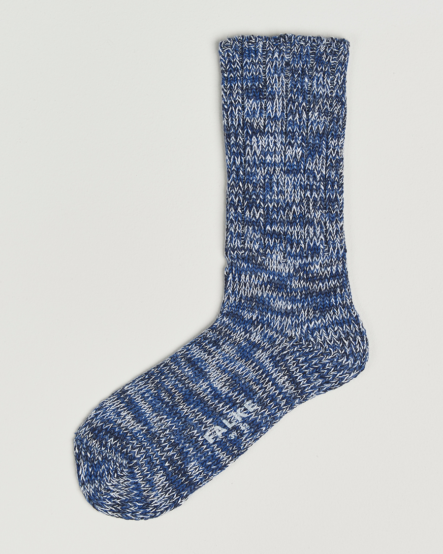 Men | Underwear & Socks | Falke | Brooklyn Cotton Sock Dusty Blue