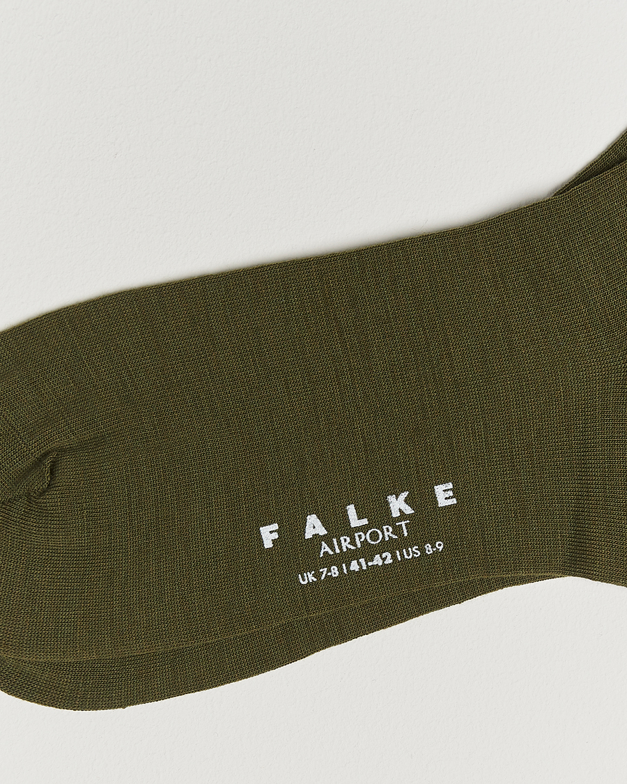 Men | Underwear & Socks | Falke | Airport Socks Grass Green