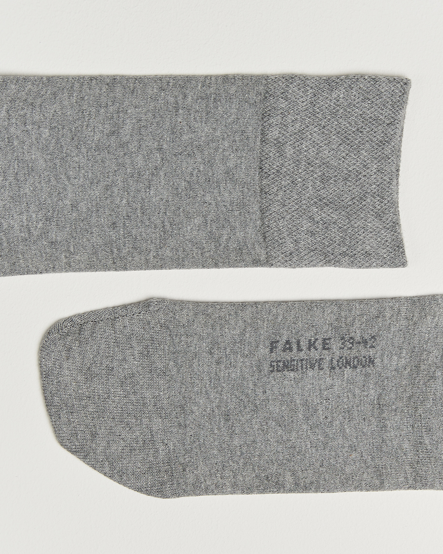 Men | Underwear & Socks | Falke | Sensitive Socks London Light Grey Melange