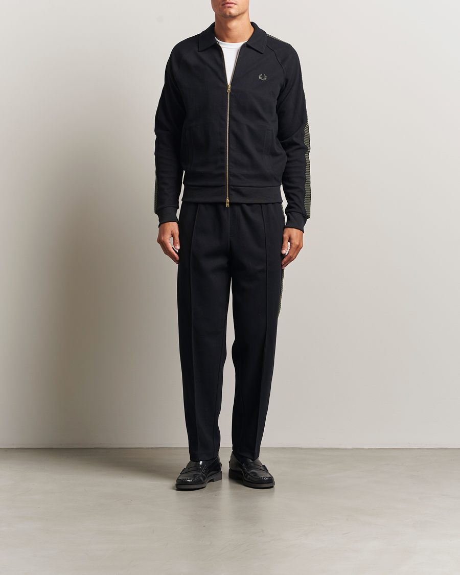 Men | Trousers | Fred Perry | Tennis Track Pants Black