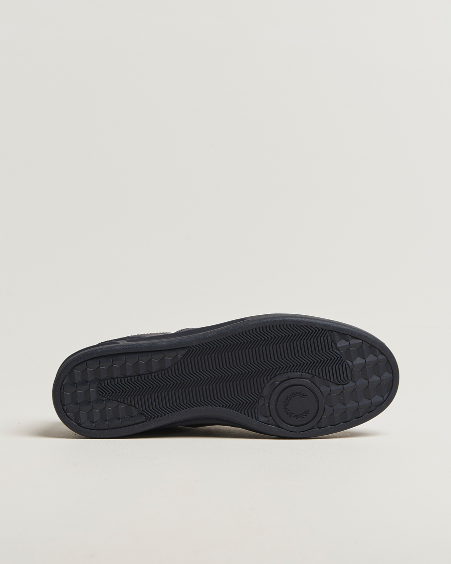 Men | Sneakers | Fred Perry | B4 Leather/Suede Sneaker Navy