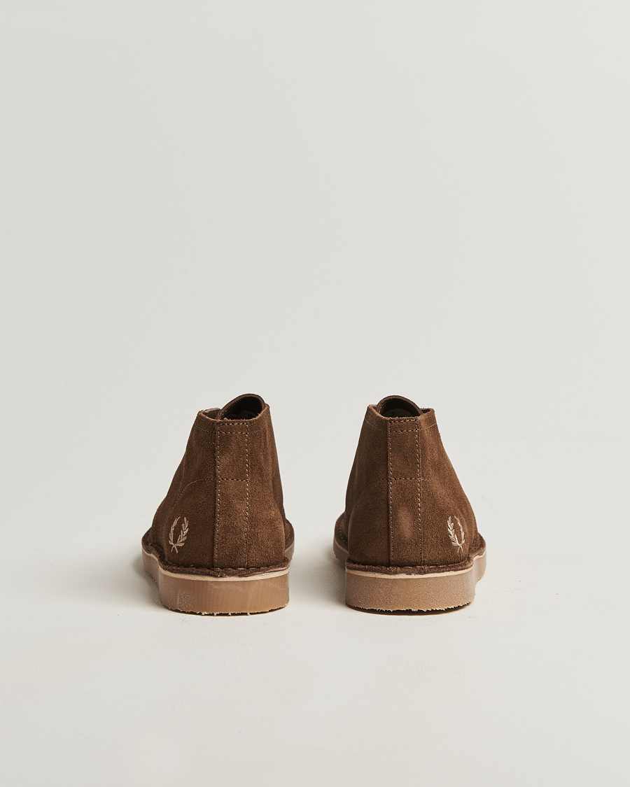Men | Boots | Fred Perry | Hawley Suede Chukka Boot Marsh Brown